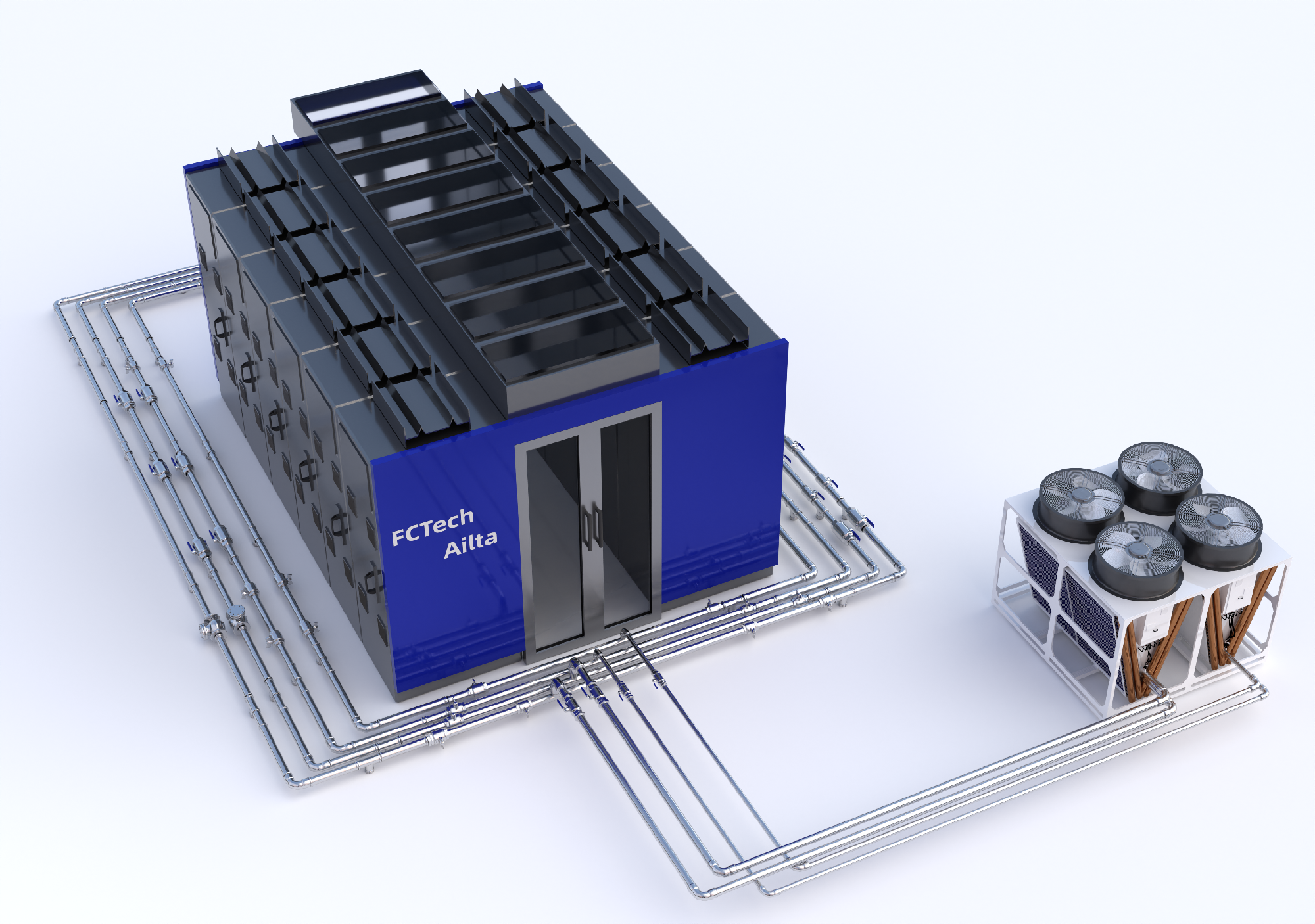 Alita High Density Liquid Cooling  Micro Module Data Center Solution
